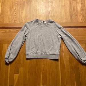 LGrey Crewneck
